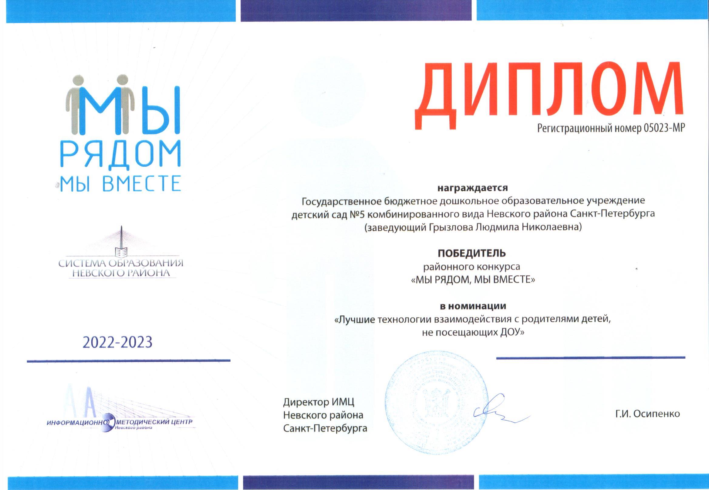 Мы рядом мы вместе Победители 2023г