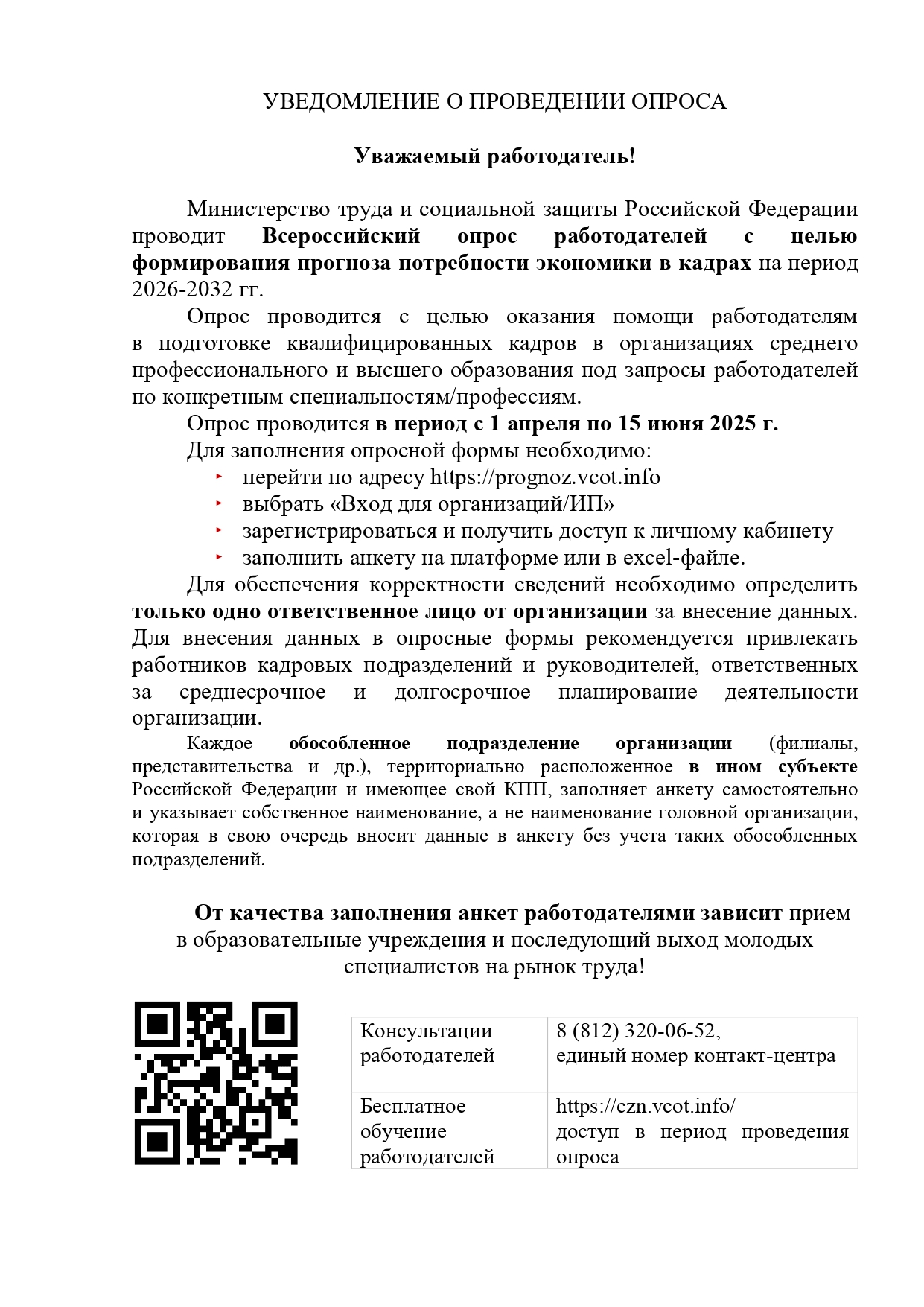 УВЕДОМЛЕНИЕ О ПРОВЕДЕНИИ ОПРОСА page 0001